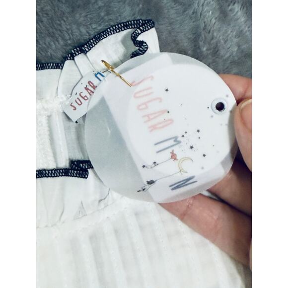 NWT Sugar Moon Size 5 Girl Ruffle Collar White‎ Blouse Top Long Sleeve Formal - Picture 2 of 4